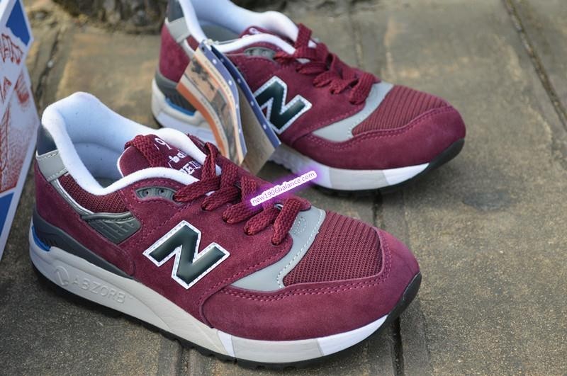 new balance 998 femme rouge